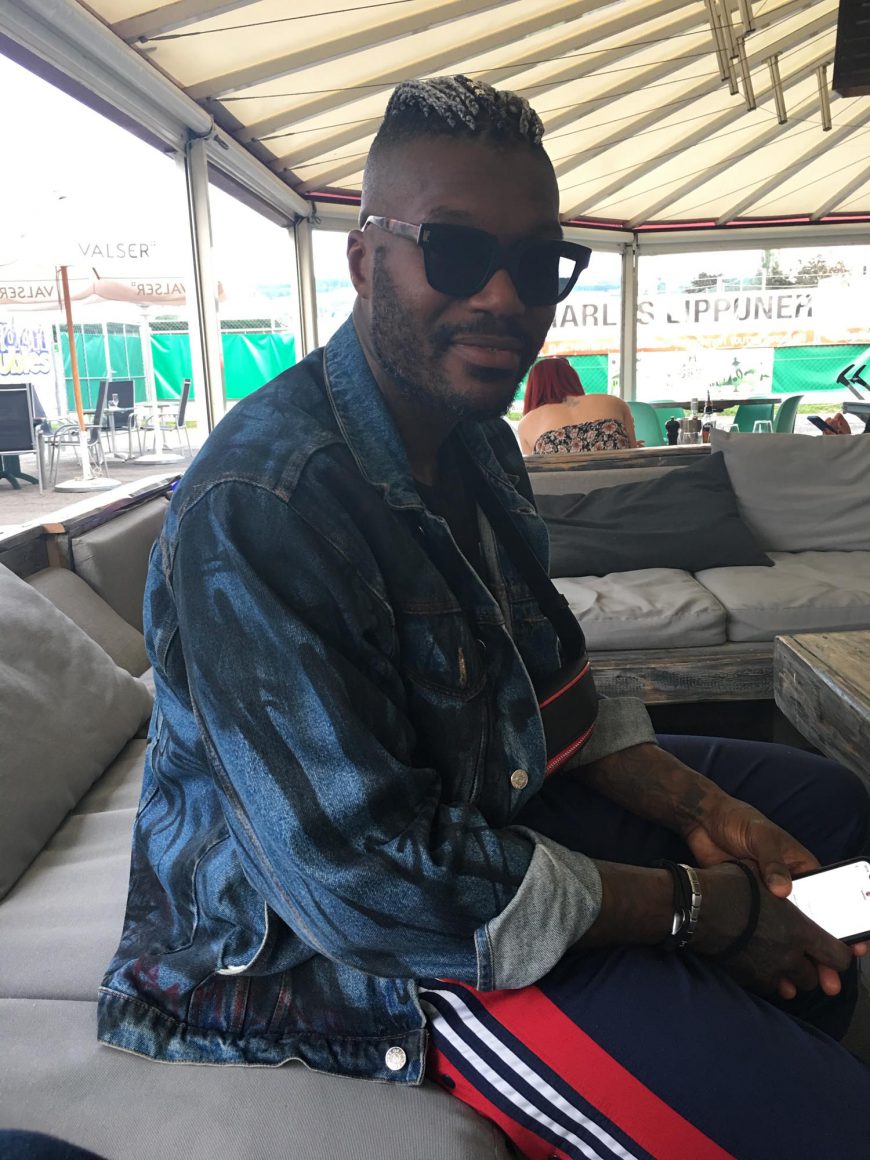 Djibril Cissé, futur ex-joueur, d'Yverdon-Sport