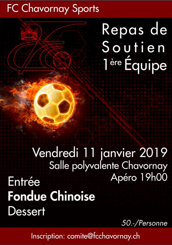 Repas de soutien du FC Chavornay